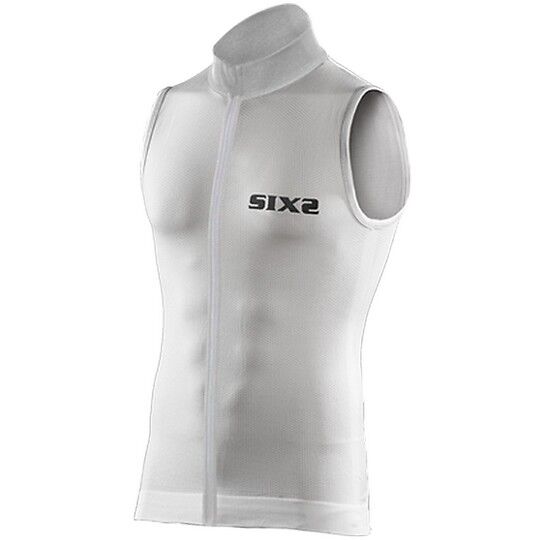 Smanicato Tecnico Activewear Sixs BIKE2 Carbon Bianco taglia M