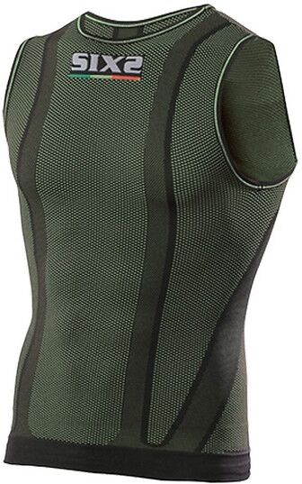 Smanicato Tecnico Intimo Sixs Carbon Dark Green taglia S