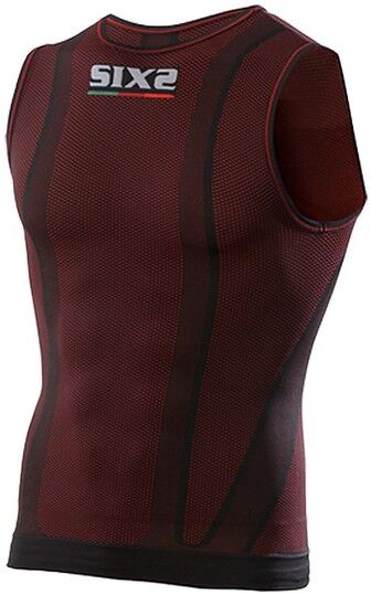 Smanicato Tecnico Intimo Sixs Carbon Dark Red taglia XS