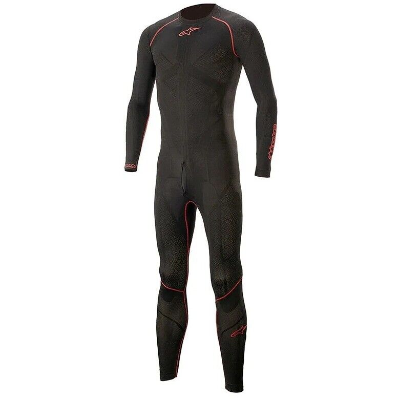 Sottotuta Moto Alpinestars RIDE TECH LITE 1PC Nero Rosso taglia 2XL