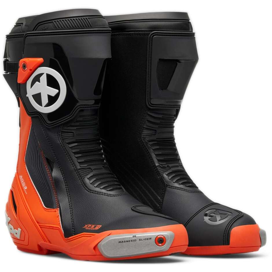 Stivali Moto Racing XPD XP9-R Nero Arancio taglia 39