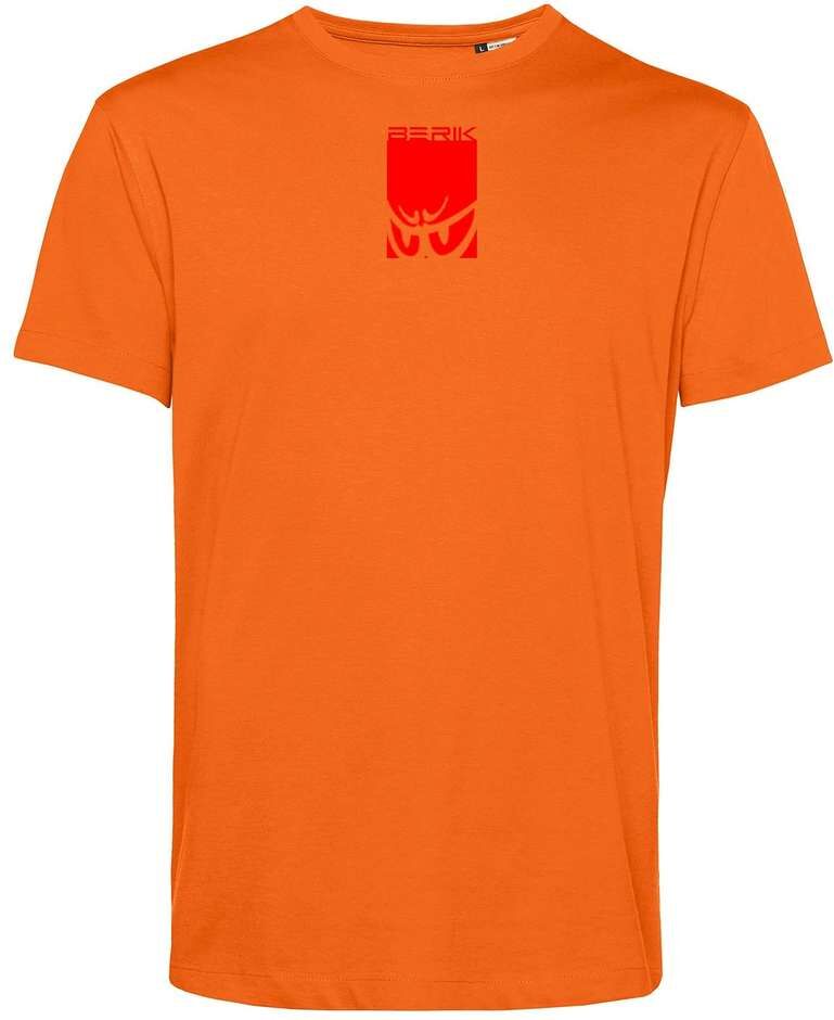 T-Shirt Berik 2.0 Girocollo TEE In Cotone Organico Arancio L taglia 2X