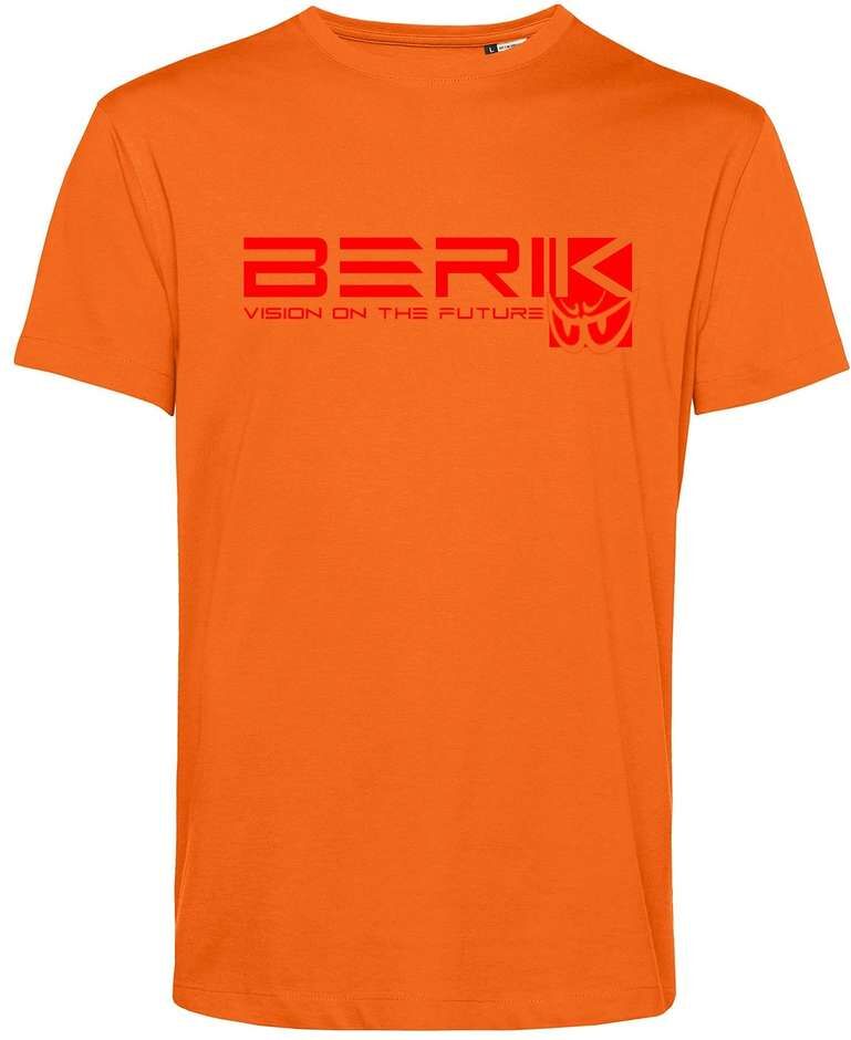 T-Shirt Berik 2.0 Girocollo TEE In Cotone Organico Arancio S taglia 2X