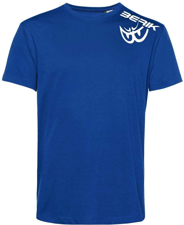 T-Shirt Berik 2.0 Girocollo TEE In Cotone Organico Blu Logo taglia M