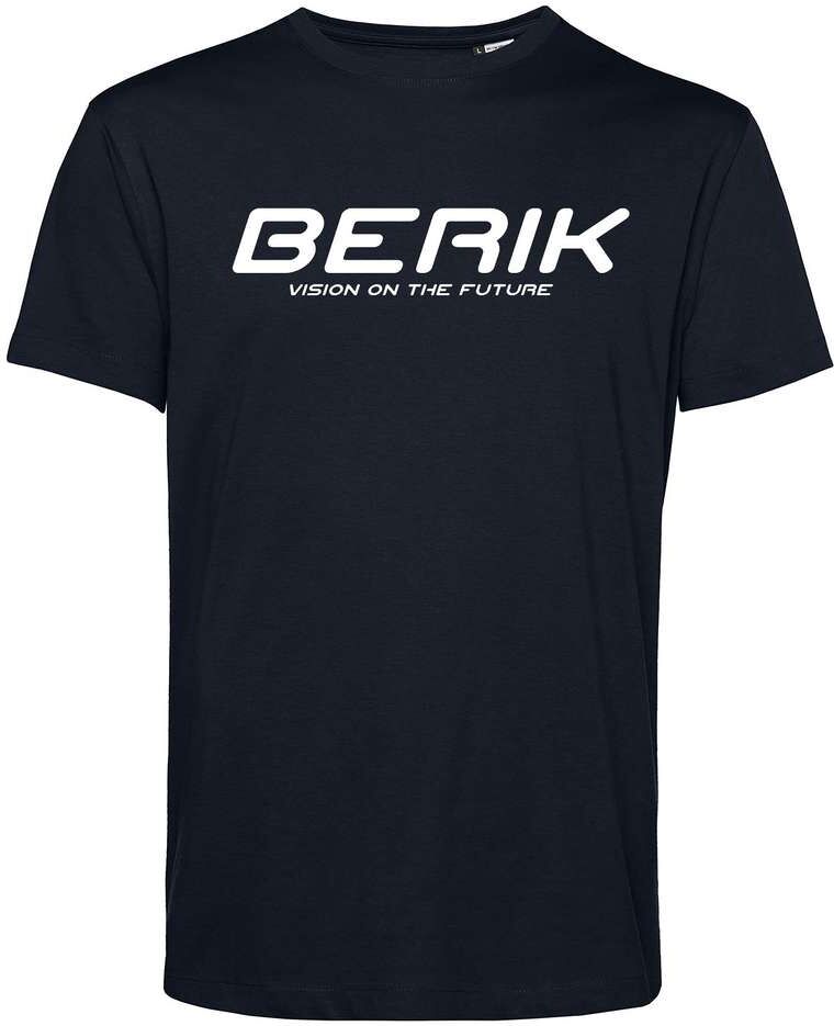 T-Shirt Berik 2.0 Girocollo TEE In Cotone Organico Blu Navy taglia S