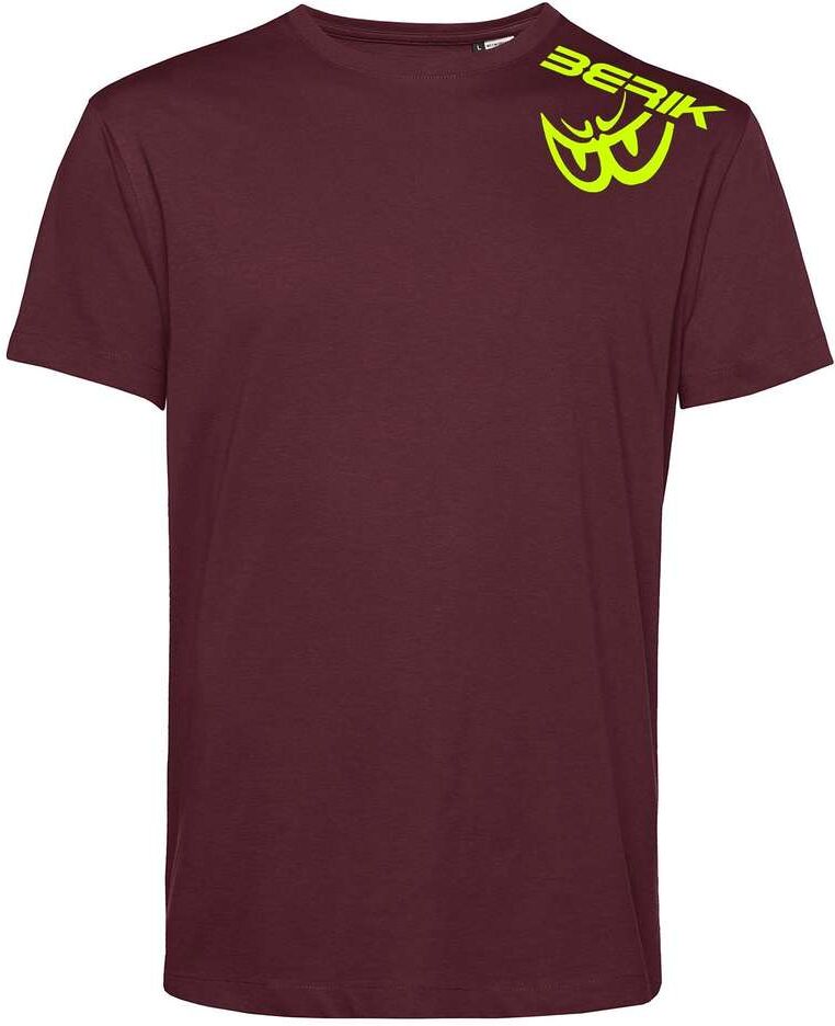 T-Shirt Berik 2.0 Girocollo TEE In Cotone Organico Rosso Bor taglia 2X