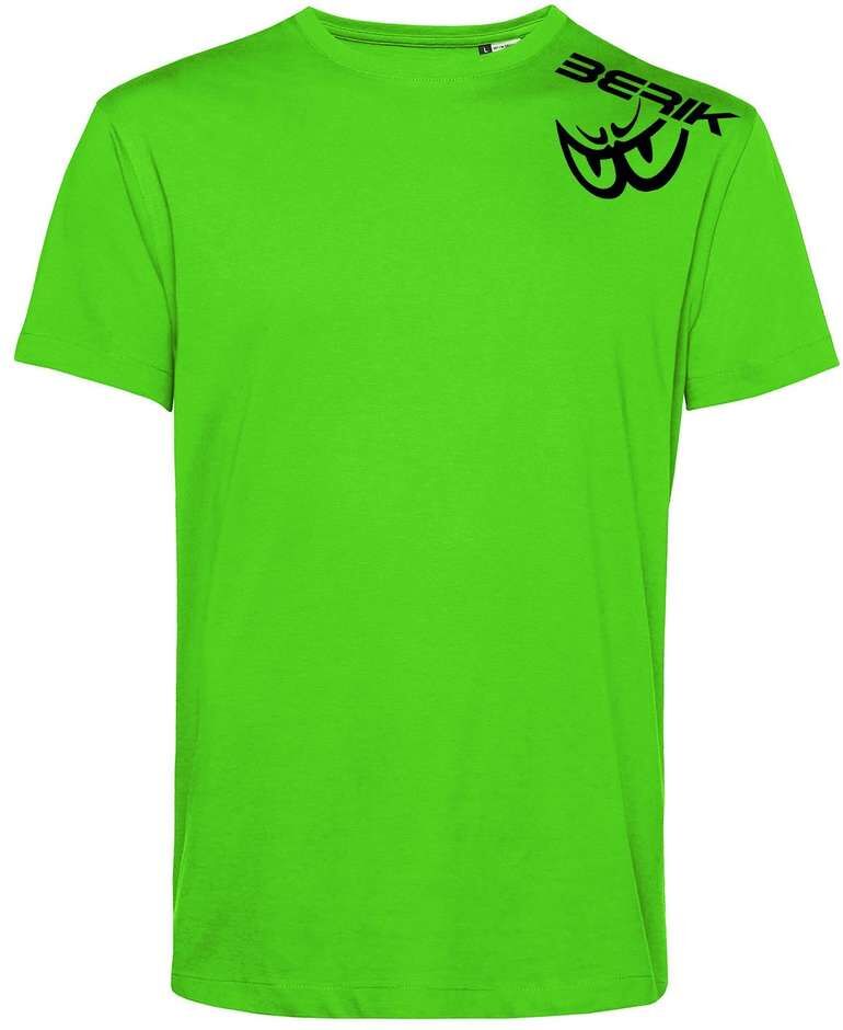 T-Shirt Berik 2.0 Girocollo TEE In Cotone Organico Verde Aci taglia S