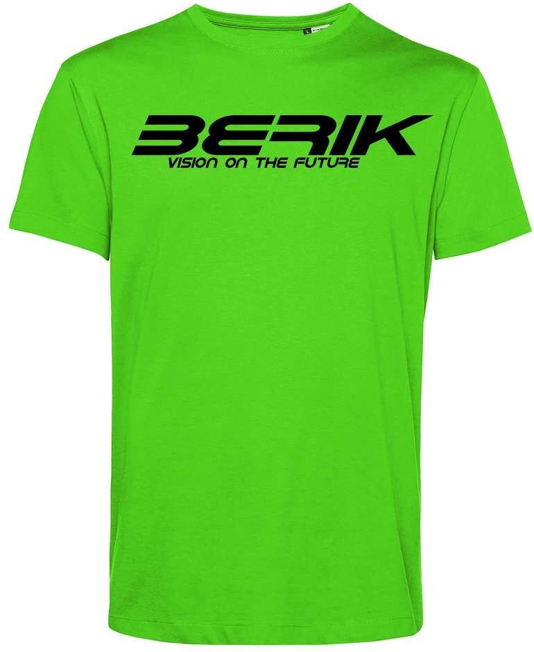 T-Shirt Berik 2.0 Girocollo TEE In Cotone Organico Verde Aci taglia XL