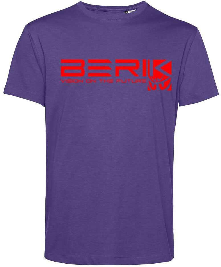 T-Shirt Berik 2.0 Girocollo TEE In Cotone Organico Viola Scr taglia M