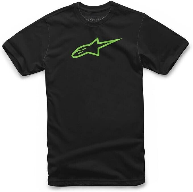 T-Shirt Casual Alpinestars AGELESS CLASSIC TEE Nero Verde taglia S