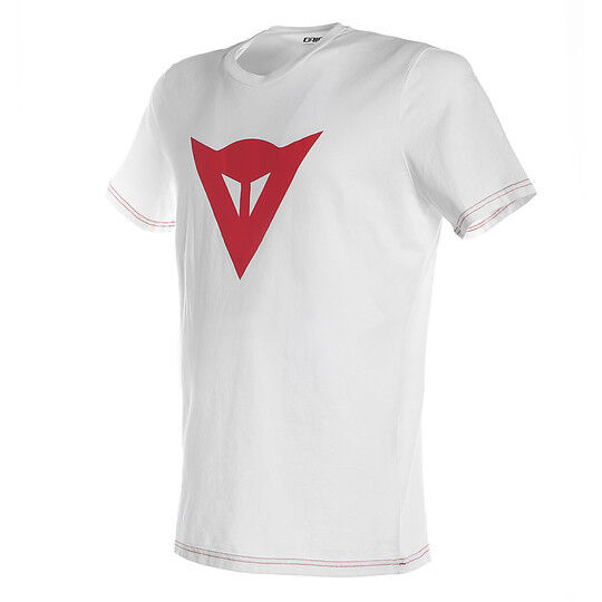 T-Shirt Casual Dainese SPEED DEMON Bianco Rosso taglia L