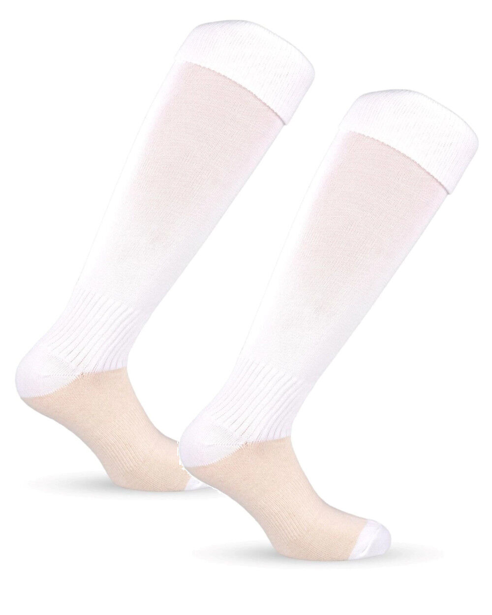 Dunlop Pedaci Calzettoni calcio Socks Unisex Bianco