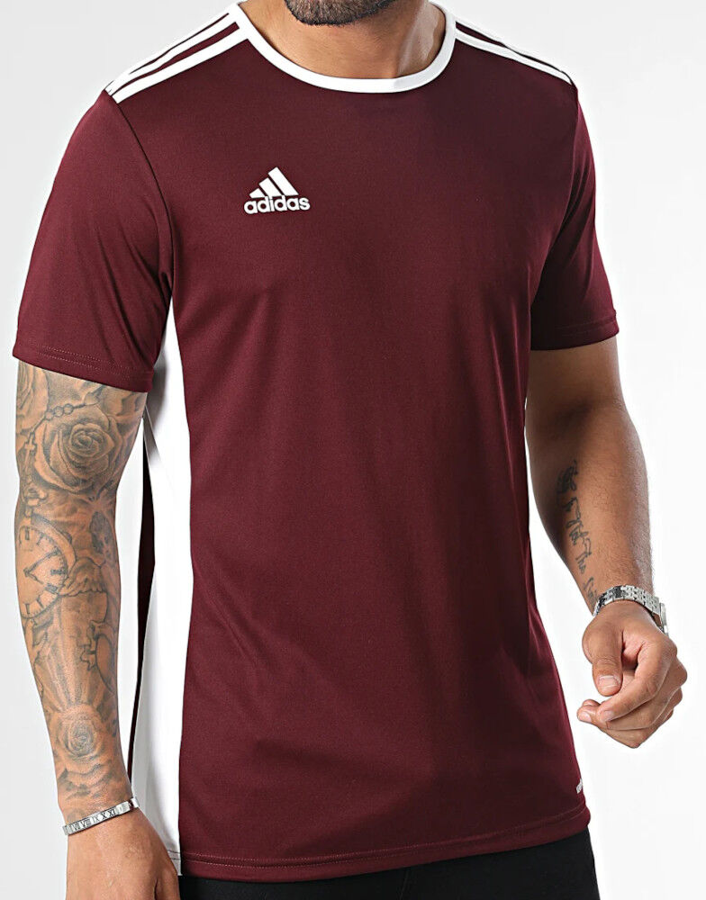 adidas maglia allenamento calcio UOMO Amaranto Entrada 18 Jersey Multisport