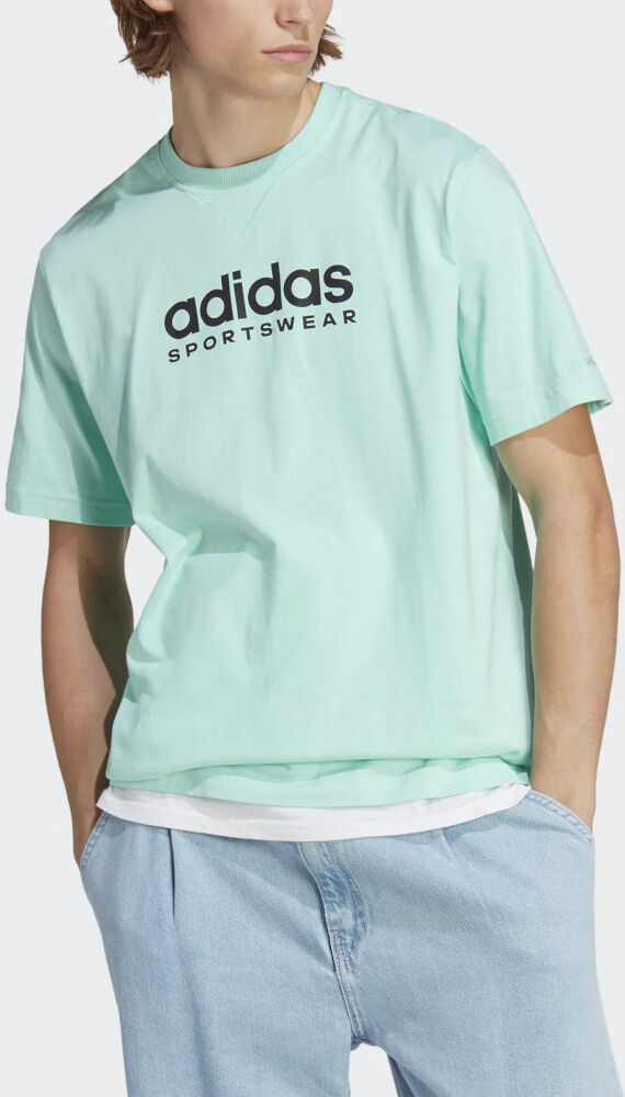 adidas T-shirt maglia maglietta UOMO Verde All SZN Graphic Cotone jersey