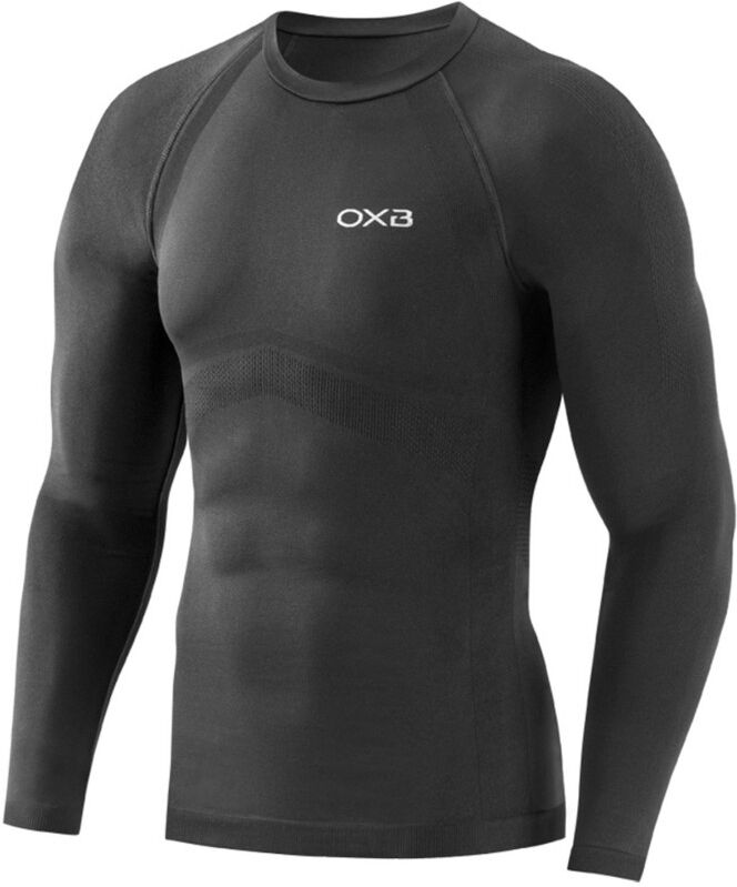 Oxyburn Intimo Tecnico UOMO maniche lunghe Top CORE 5061 Nero Girocollo