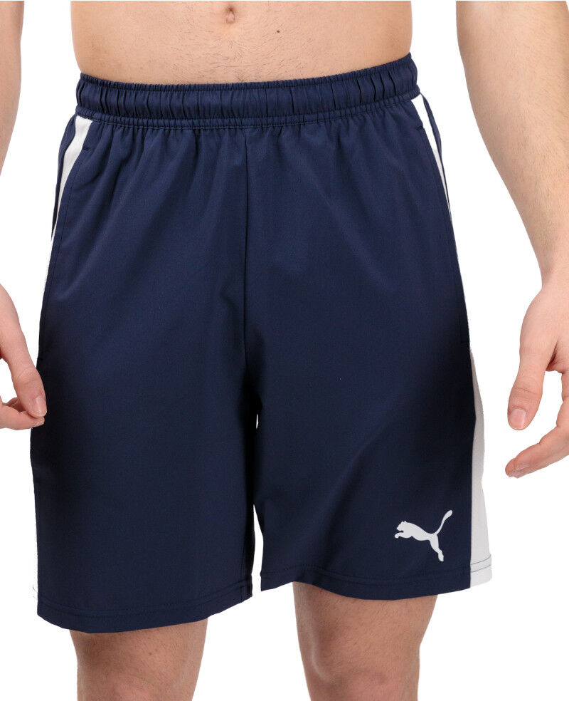 Puma Pantaloncini Shorts UOMO Blu Bermuda TeamLiga Padel tennis