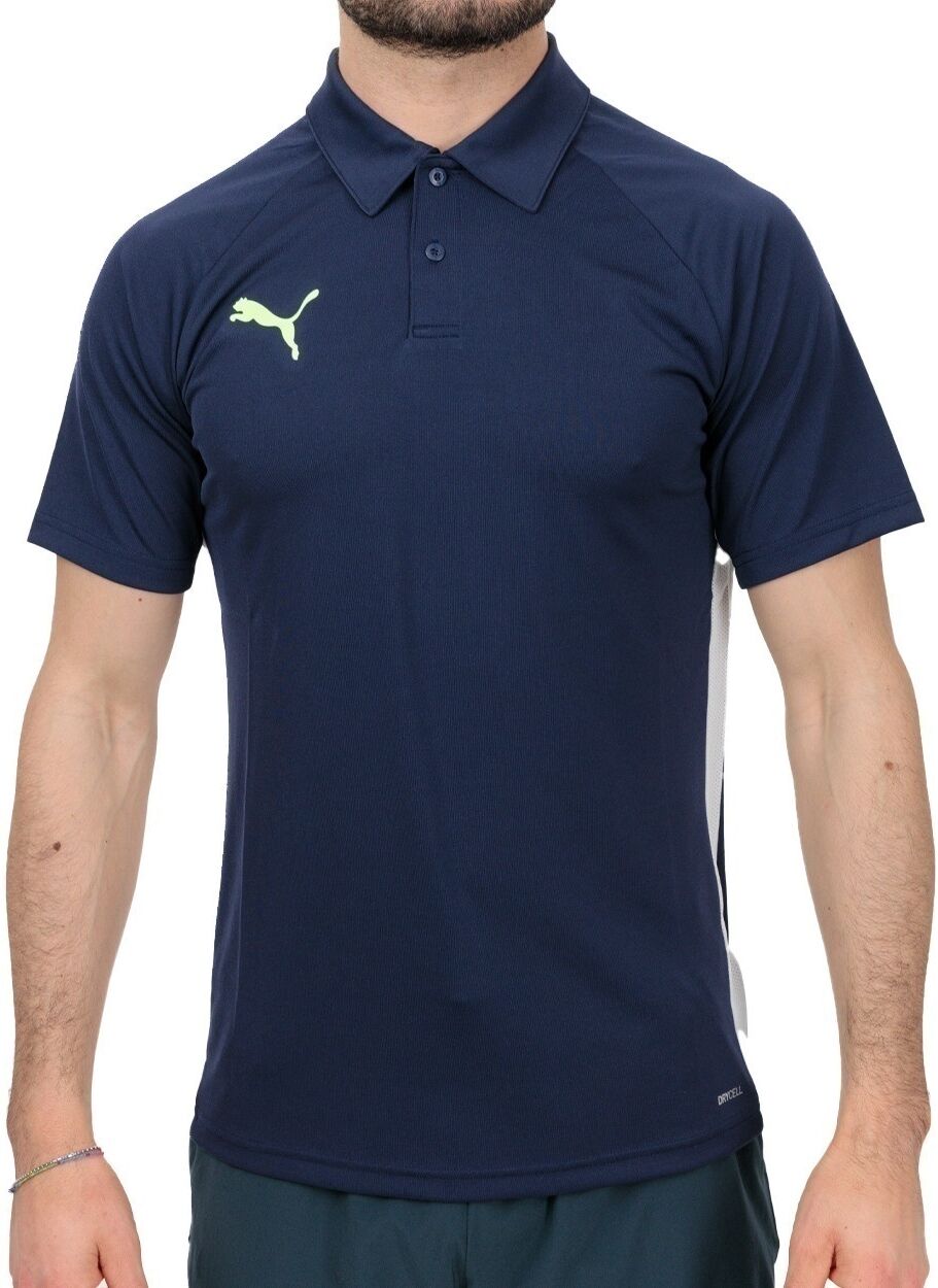 Puma Polo Maglia Padel Tennis UOMO teamLIGA Blu poliestere