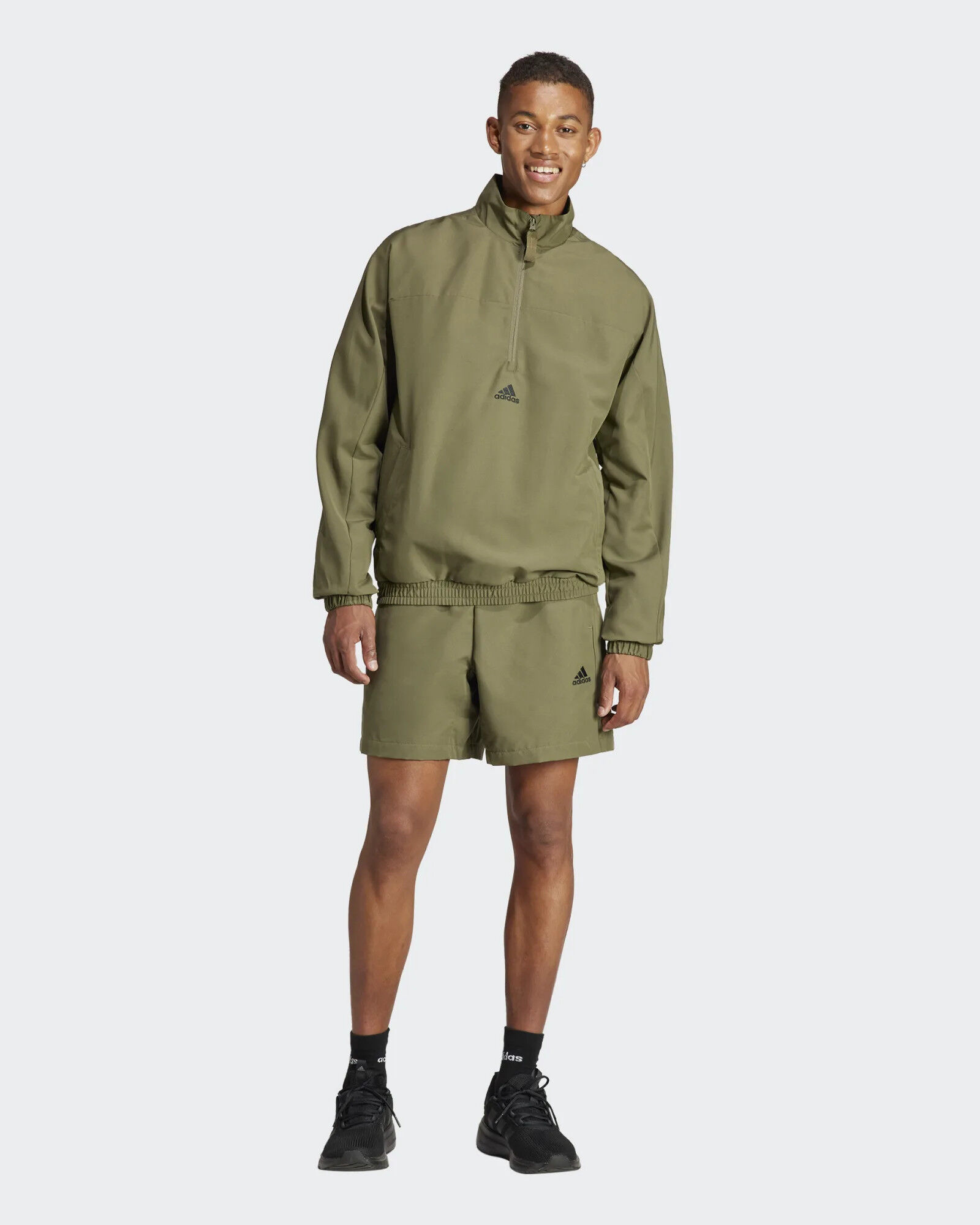 adidas Tuta Intera Completa UOMO Sportswear Summer Colorblock SL Verde
