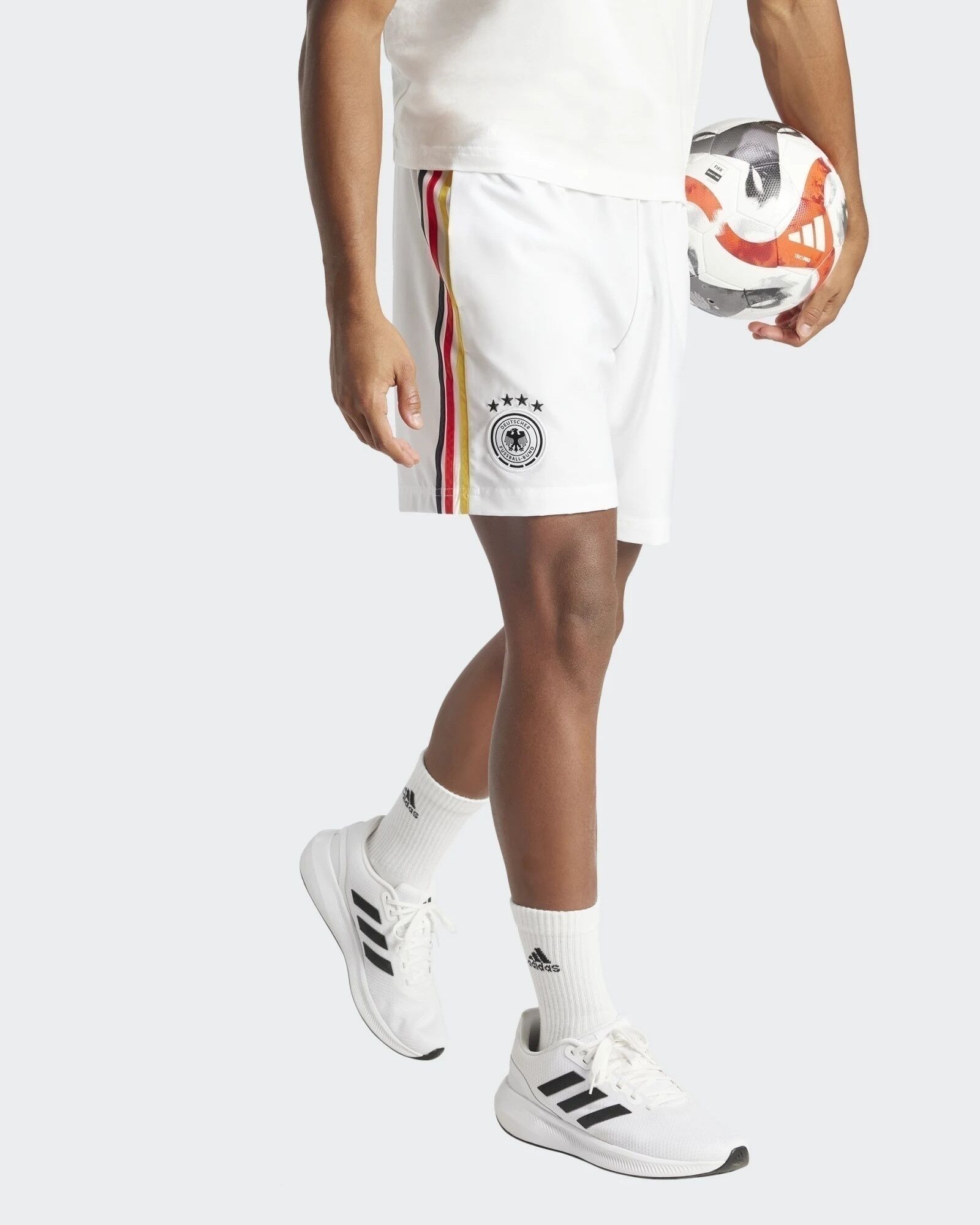 adidas Germania DFB Pantaloncini Shorts DNA Bianco EURO 2024