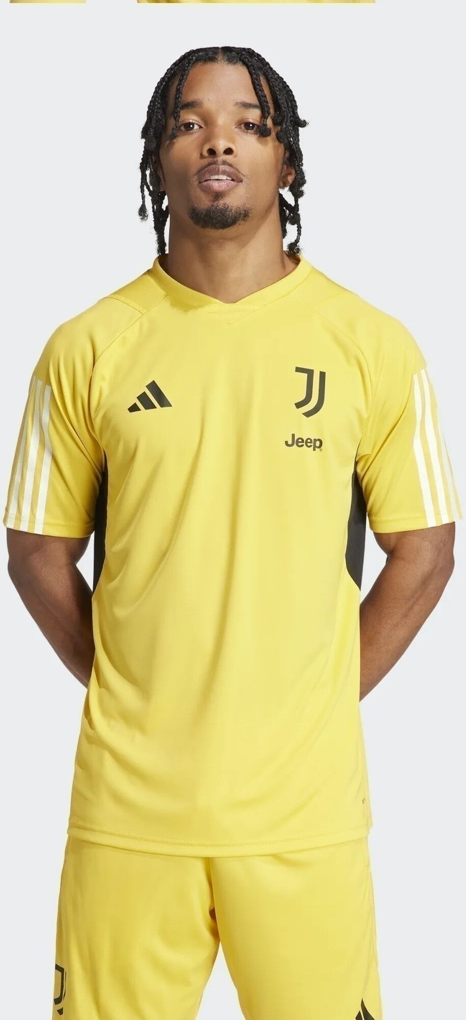 adidas Juventus Maglia Allenamento Training UOMO Giallo Tiro 23 2024