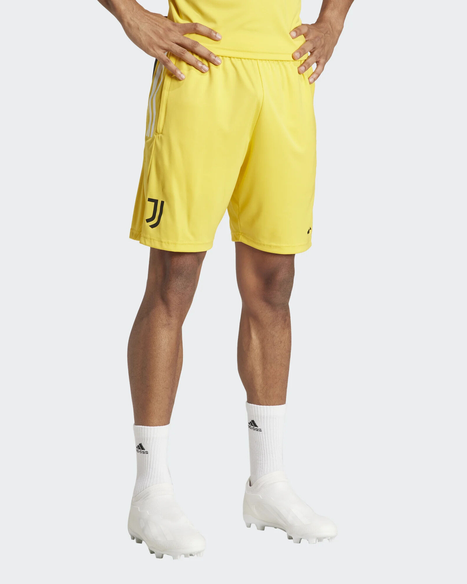 adidas Juventus Pantaloncini Shorts UOMO Giallo allenamento Tiro 23 Training