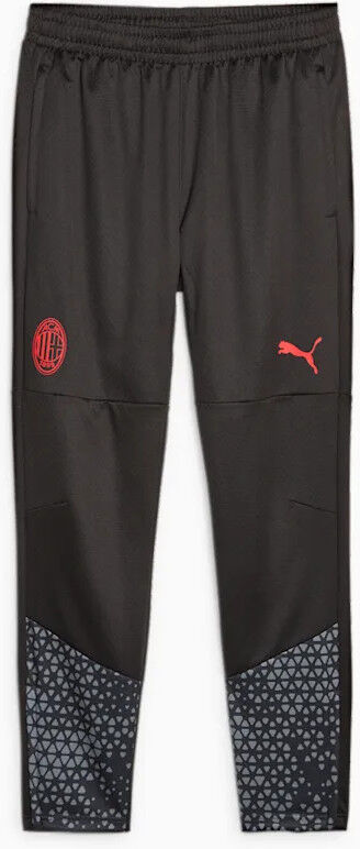 Puma Ac Milan Pantaloni tuta Pants Nero UOMO con TASCHE a ZIP 2023 24 training