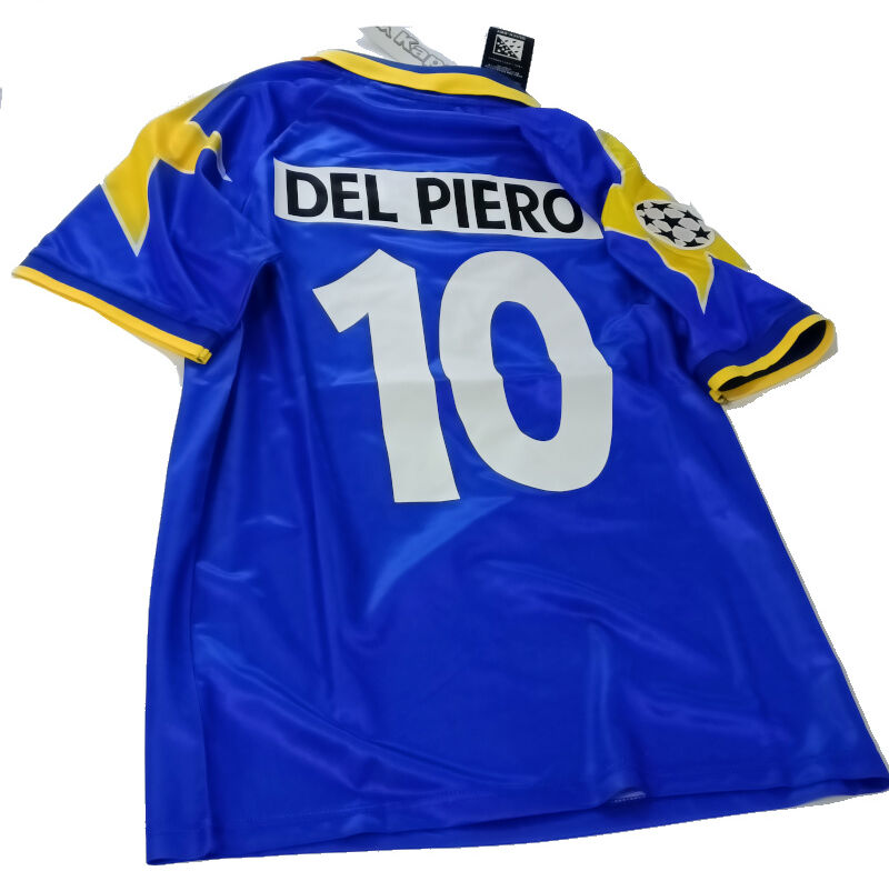 Kappa Juventus Maglia Calcio Del Piero 10 UOMO Finale 1995 96 Vintage Away