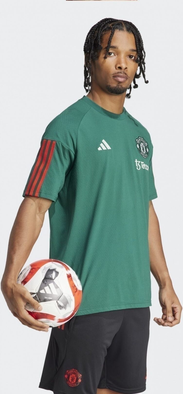 adidas Manchester United Maglia Allenamento Training Tiro 23 Tee Verde 2024