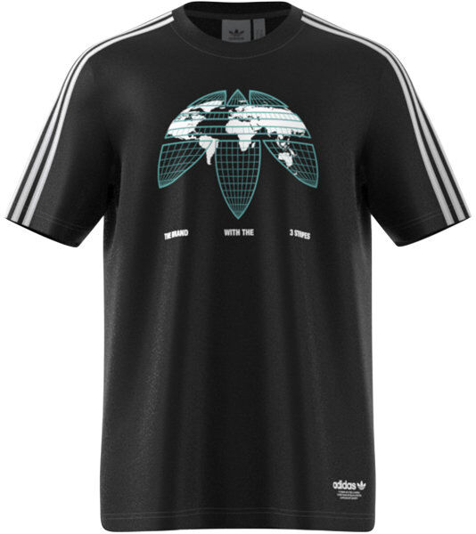 adidas Originals United - T-shirt fitness - uomo Black XS