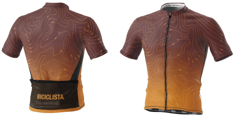Biciclista Right On - maglia ciclismo - uomo Brown/Orange XL