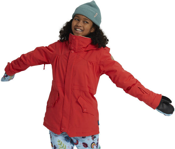 Burton Shortleaf - giacca snowboard - bambina Red M