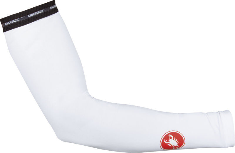 Castelli Light Arm Sleeves UPF 50+ Manicotti ciclismo White L