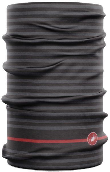 Castelli Light Head Thingy - scaldacollo Black/Grey/Red