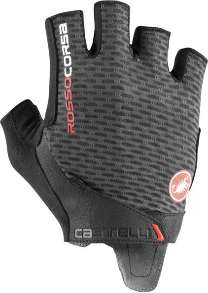 Castelli Rosso Corsa Pro V - guanti ciclismo Dark Grey XL