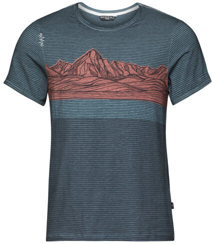 Chillaz Mountain Stripes - T-shirt - uomo Blue/Red S