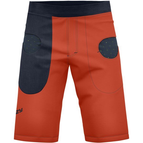 Crazy Gulp - pantaloni corti trekking - uomo Red/Blue L