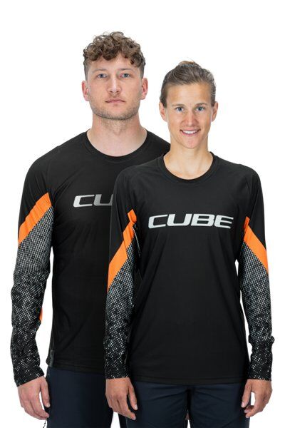 Cube Edge - maglia bici a manica lunga - uomo Black S