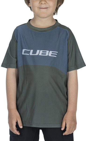 Cube Vertex Rookie S/S TM - maglia ciclismo - bambino Green XL