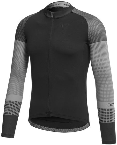 Dotout Block - maglia ciclismo a manica lunga - uomo Black/Grey S