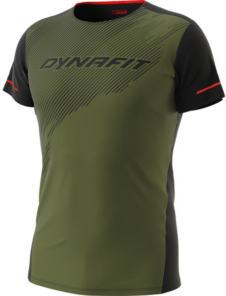 Dynafit Alpine 2 S/S - maglia trail running - uomo Dark Green/Black/Red 2XL