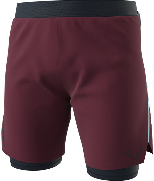 Dynafit Alpine Pro 2/1 M - pantaloni trail running - uomo Bordeaux/Dark Blue 2XL