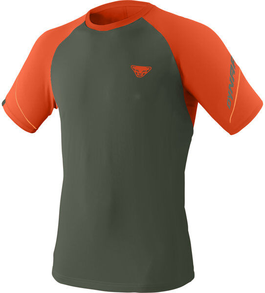 Dynafit Alpine Pro - maglia trail running - uomo Green/Dark Orange 48