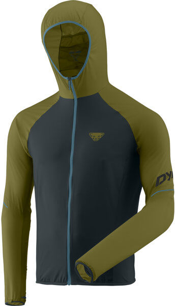 Dynafit Alpine Wind 2 - giacca trail running - uomo Dark Blue/Dark Green/Light Blue 48
