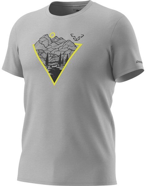 Dynafit Artist Series Co M - T-shirt - Uomo Light Grey/Black/Yellow S