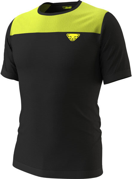 Dynafit Elevation M - T-shirt - uomo Black/Yellow XS/S