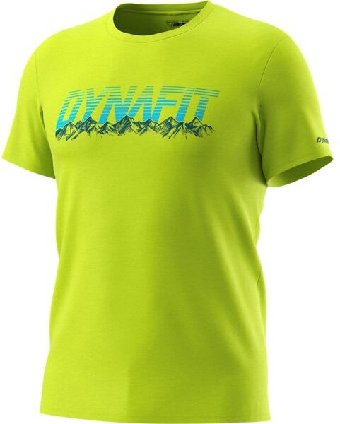 Dynafit Graphic - T-Shirt - uomo Yellow/Light Blue/Blue 54