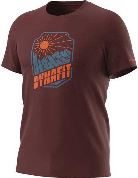 Dynafit Graphic - T-Shirt - uomo Dark Red/Red/Light Blue 50