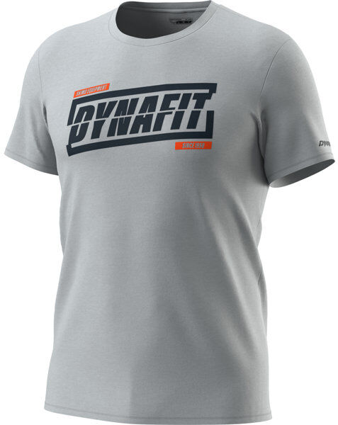 Dynafit Graphic - T-Shirt - uomo Light Grey/Dark Blue/Dark Orange 48