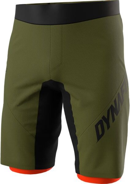 Dynafit Ride light 2in1 - pantaloni MTB - uomo Dark Green/Black/Red XL