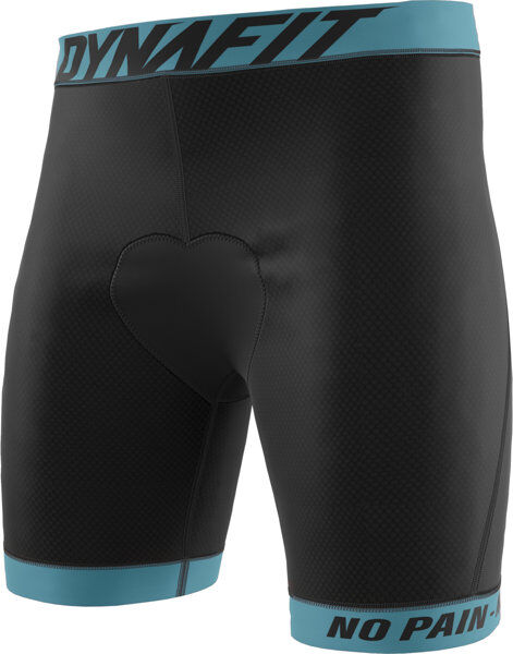 Dynafit Ride Padded Under - pantaloni bici - uomo Black/Light Blue S